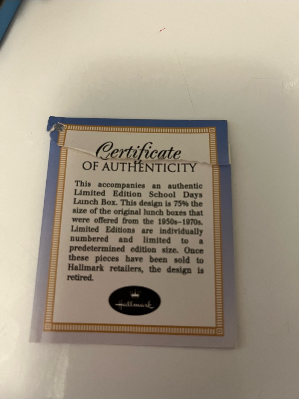 Vintage 2001 Hallmark Cinderella Tin with Thermos and Certificate. - Picture 9 of 10